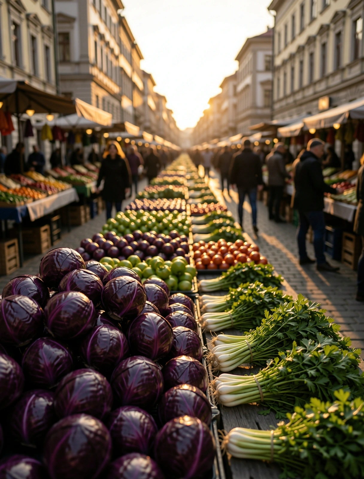Timișoara Market Scene