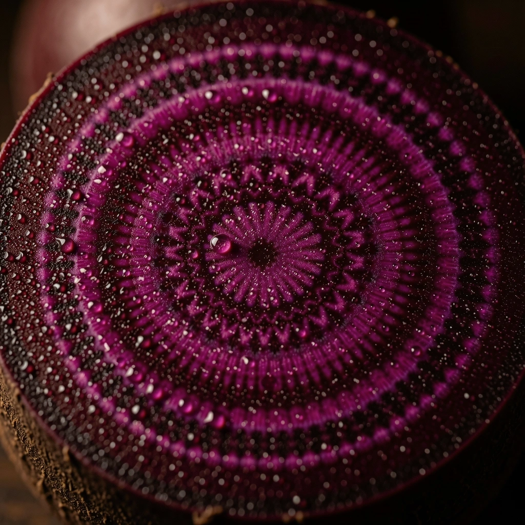 Macro beet texture